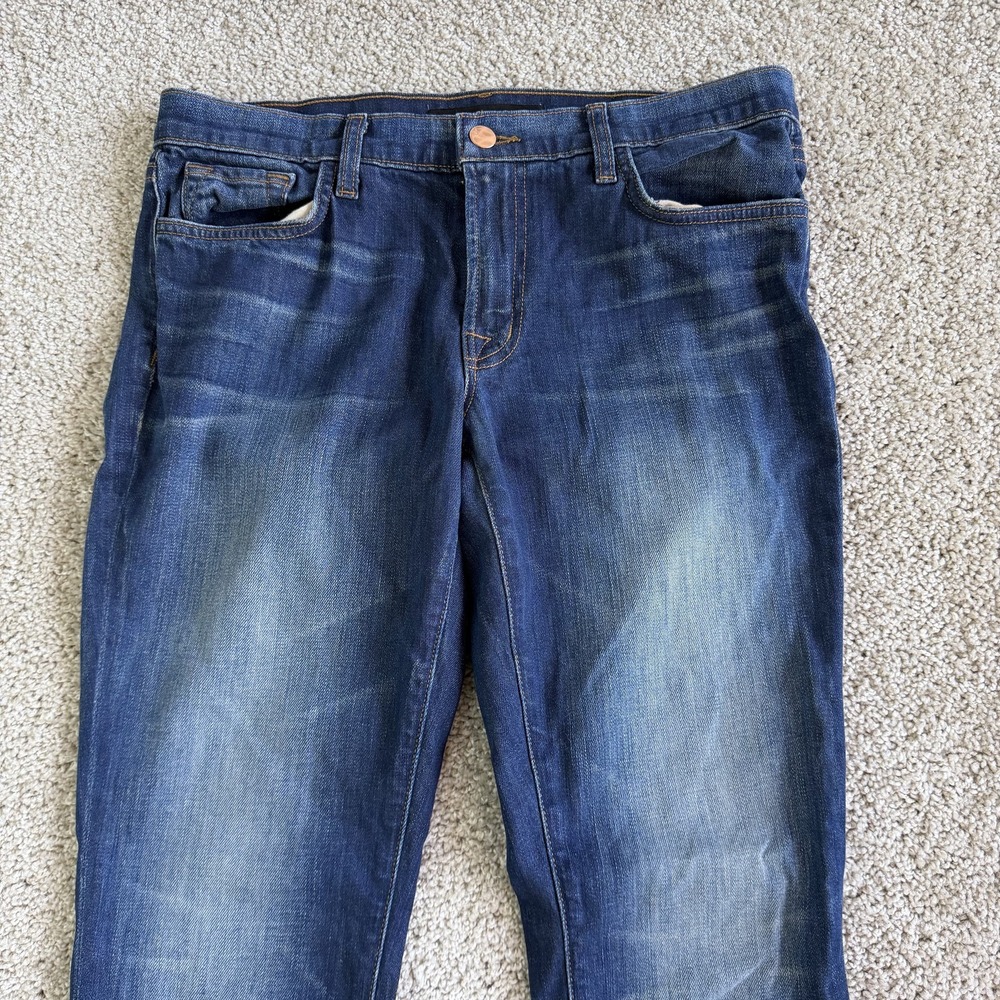 J Brand Straight Leg Jeans Womens 27 Medium Wash Blue Slim Denim Pants USA